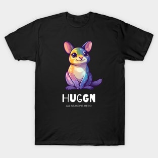Funny outfit for cuddlers, wallaby, gift "HUGGN" T-Shirt